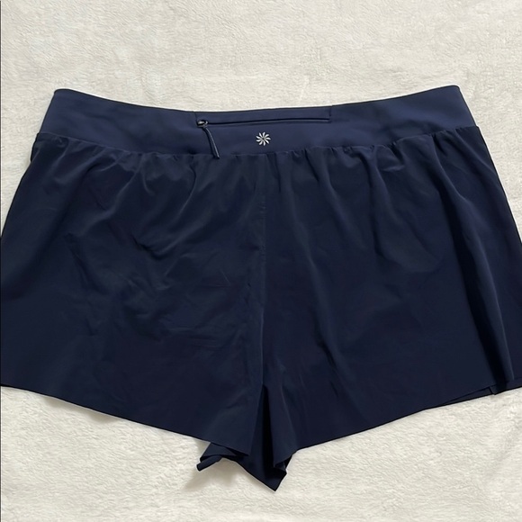 Women's Navy Blue Athletic Shorts - Picture 7 of 12